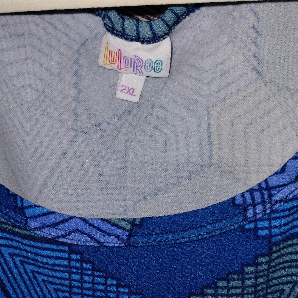 LuLaRoe Nicole fit and flare a line dress - Picture 3 of 3